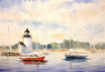 Marie Natale Watercolor Boats